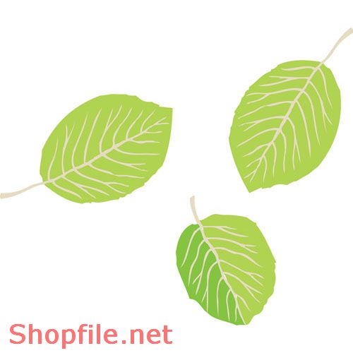 Hình lá bay ánh sáng Vector Đẹp