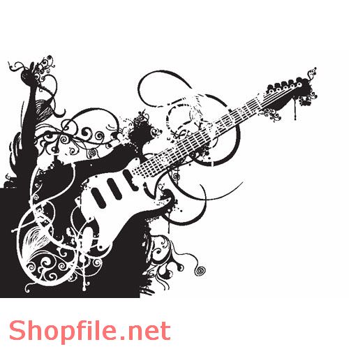 Bản Vẽ Của Một Cây Đàn Guitar Acoustic Màu Đen Và Trắng Hình minh họa Sẵn  có  Tải xuống Hình ảnh Ngay bây giờ  iStock