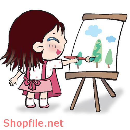 She is painting a picture. Draw a picture рисунок на белом фоне. He рисунок. Be рисунок. He is Painting for Kids картинки.