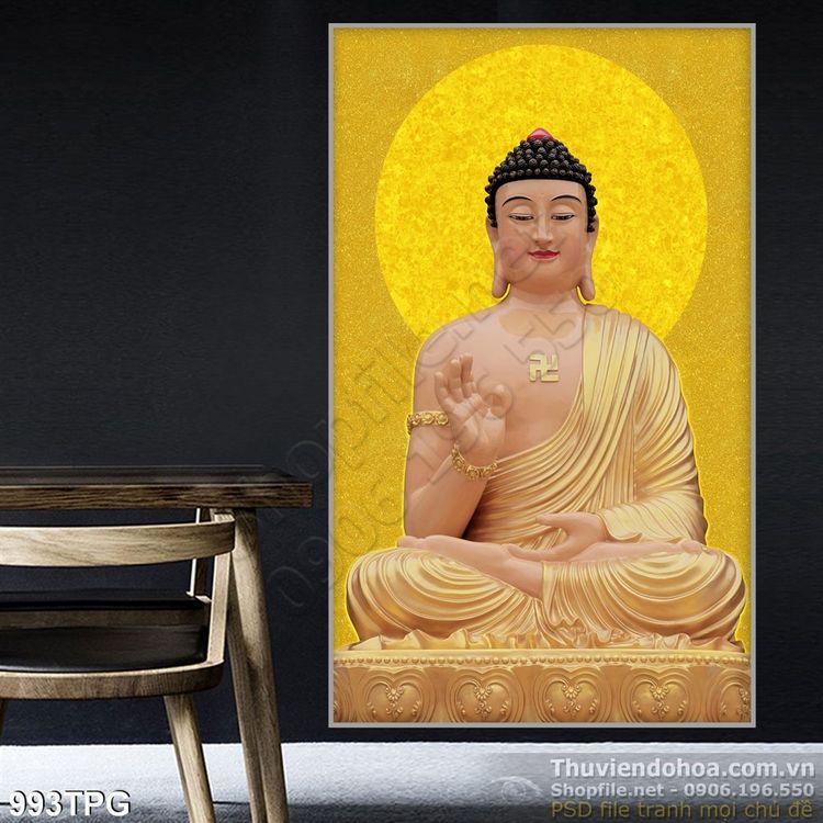 Tranh Phật Tổ 3D