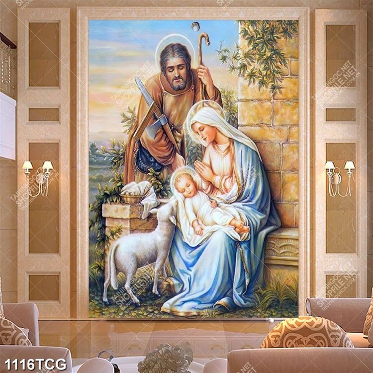 Hình ảnh gia đình thánh gia đẹp thiêng liêng nhất đạo công giáo