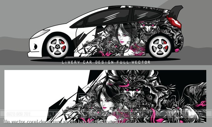file vector corel decal tem xe oto ban tai the thao 317