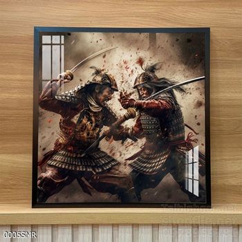 File tranh treo tường hình chiến binh Samurai