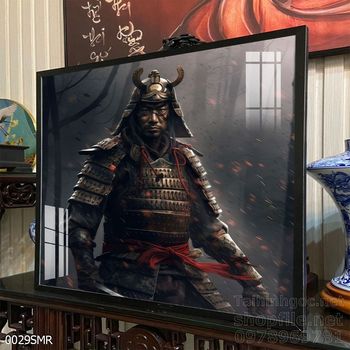 Tranh nghệ thuật treo tường chiến binh Samurai Nhật Bản