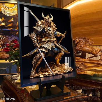 File tranh treo tường hình chiến binh Samurai