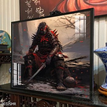 Mẫu Tranh chiến binh Samurai huyền thoại