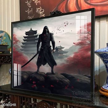 Mẫu Tranh chiến binh Samurai huyền thoại