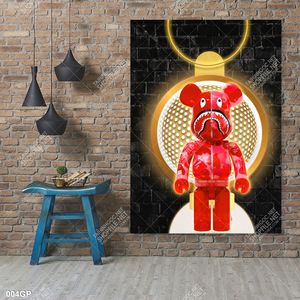 Tranh file gốc gấu bearbrick đẹp ấn tượng