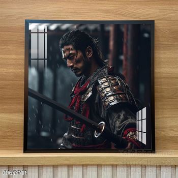 Mẫu tranh chiền binh Samurai décor trang trí tường đẹp độc đáo