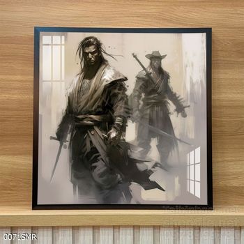 File tranh treo tường hình chiến binh Samurai