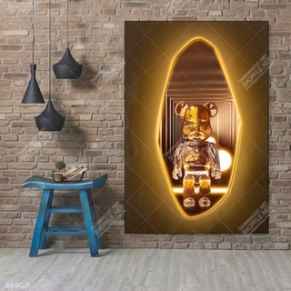 Tranh treo tường chú gấu bearbrick
