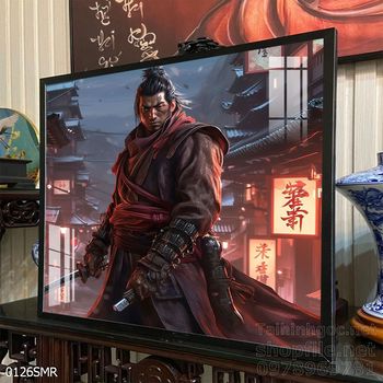 Mẫu Tranh chiến binh Samurai huyền thoại