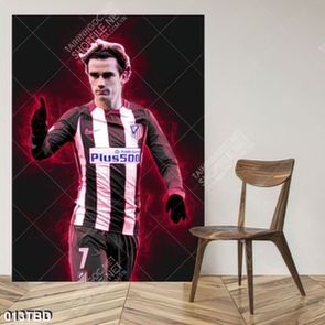 Tranh cầu thủ nổi tiếng Griezmann Antoine
