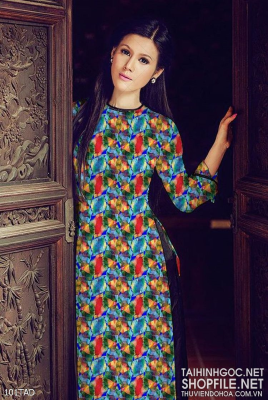 File tranh vải áo dài việt nam 101