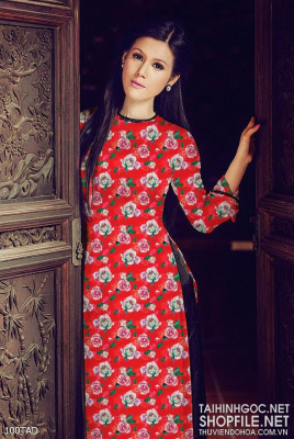 File tranh vải áo dài việt nam 100