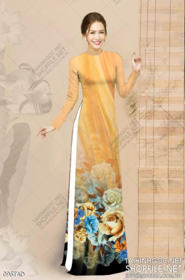 File tranh vải áo dài việt nam 096