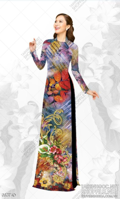 File tranh vải áo dài việt nam 063