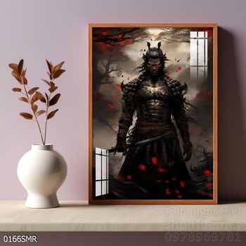 Tranh Samurai decor trang trí tường nhà trang trí tường