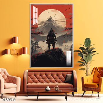 Tranh nghệ thuật deor trang trí tường nhà chiến binh Samurai huyền thoại