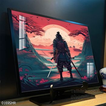 Tranh treo tường Samurai đẹp ấn tượng