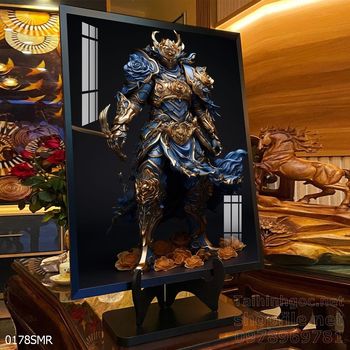 Mẫu tranh Samurai trang trí tường nhà