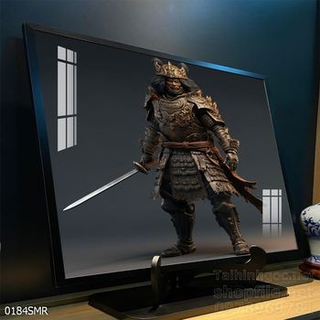 Mẫu tranh Samurai đẹp decor trang trí tường