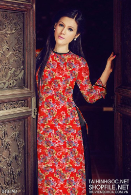 File tranh vải áo dài việt nam 018