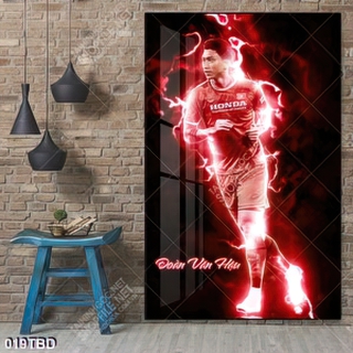 Tranh cầu thủ của đội tuyển quốc gia Việt Nam - Đoàn Văn Hậu