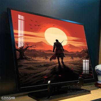 Tranh nghệ thuật treo tường chiến binh Samurai Nhật Bản