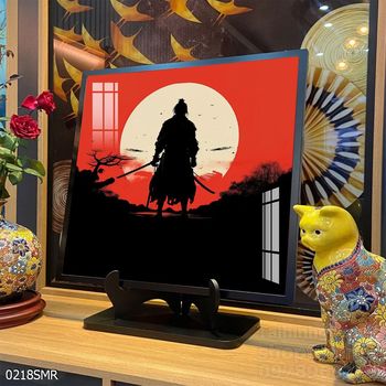 Mẫu tranh Samurai trang trí tường nhà