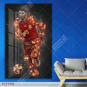 Tranh cầu thủ Serio Ramos treo tường đẹp