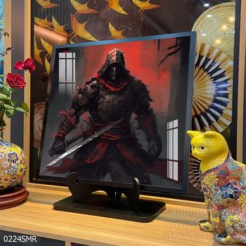 Mẫu tranh Samurai đẹp decor trang trí tường