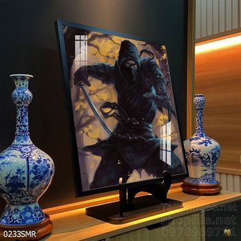 File tranh treo tường hình chiến binh Samurai