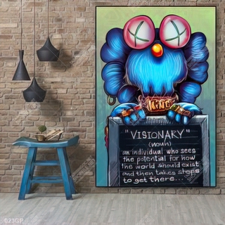 Tranh file gốc kaws đẹp ấn tượng