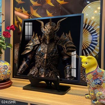 Mẫu tranh Samurai trang trí tường nhà