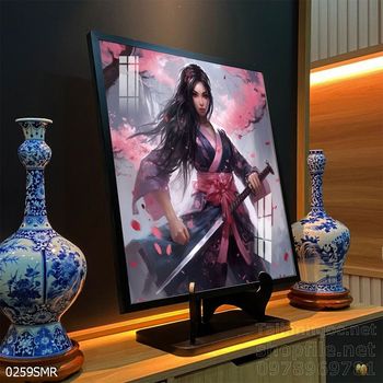 Mẫu Tranh chiến binh Samurai huyền thoại