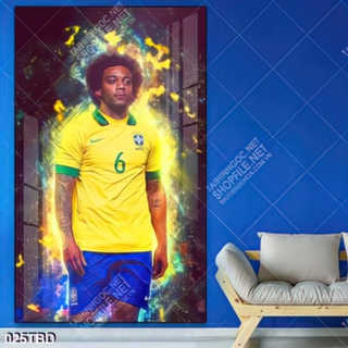 Tranh cầu thủ bóng đá Marcelo