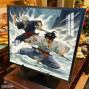 Tranh nghệ thuật treo tường chiến binh Samurai Nhật Bản