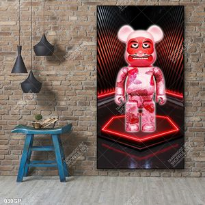 Tranh treo tường gấu bearbrick đẹp độc đáo