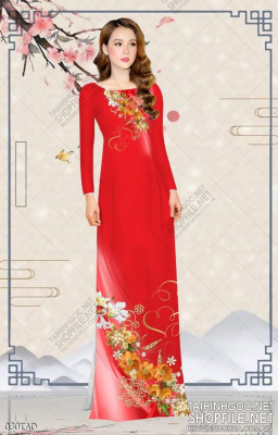 File tranh vải áo dài việt nam 030