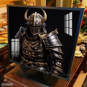 Tranh nghệ thuật treo tường chiến binh Samurai Nhật Bản