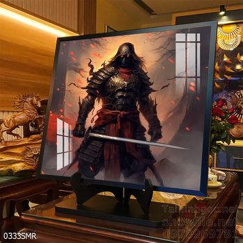 Tranh nghệ thuật treo tường chiến binh Samurai Nhật Bản