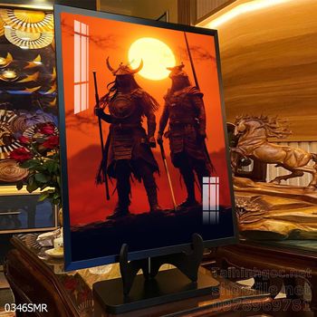 Tranh nghệ thuật treo tường chiến binh Samurai Nhật Bản