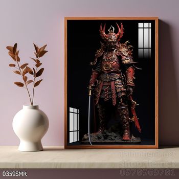 Mẫu Tranh chiến binh Samurai huyền thoại
