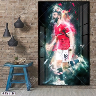 Tranh cầu thủ Bruno Fernandes