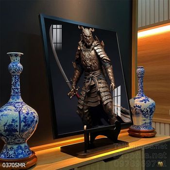 Tranh nghệ thuật treo tường chiến binh Samurai Nhật Bản