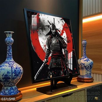 File tranh treo tường hình chiến binh Samurai