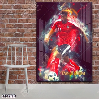 Tranh cầu thủ đá bóng David Alaba
