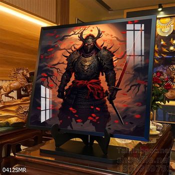Mẫu Tranh chiến binh Samurai huyền thoại