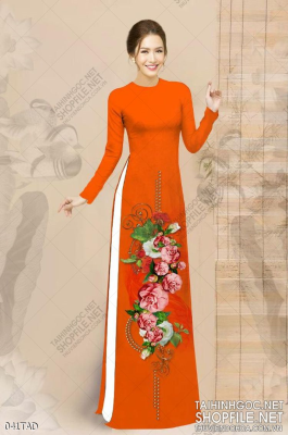 File tranh vải áo dài việt nam 041